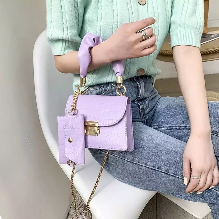 Dorcas Shoulder Bag- Purple