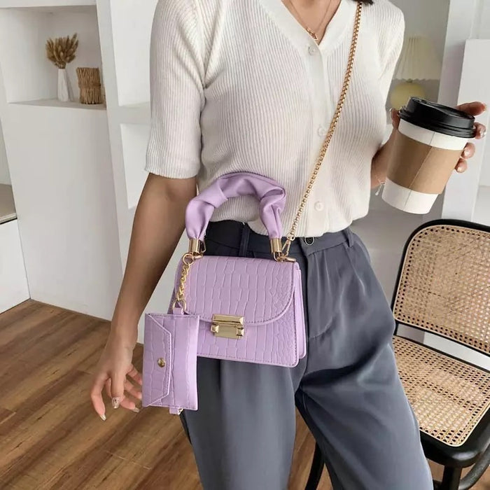 Dorcas Shoulder Bag- Purple