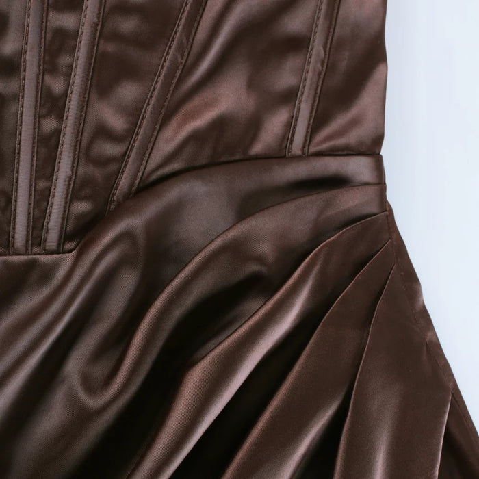 Jessica Dress- Brown