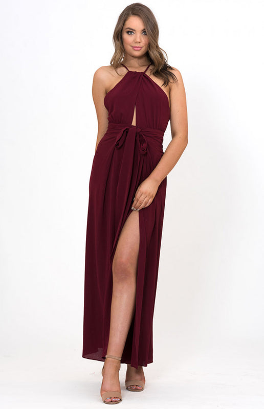 Lilian Jumpsuit- Burgundy