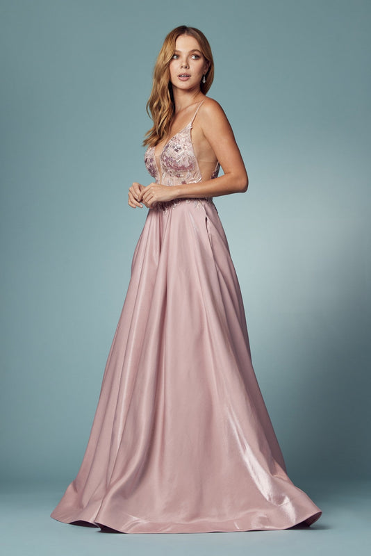 Giana Gown- Mauve