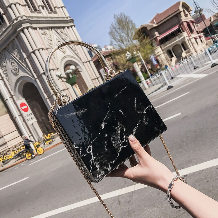 Marble print Fashion Evening Clutch