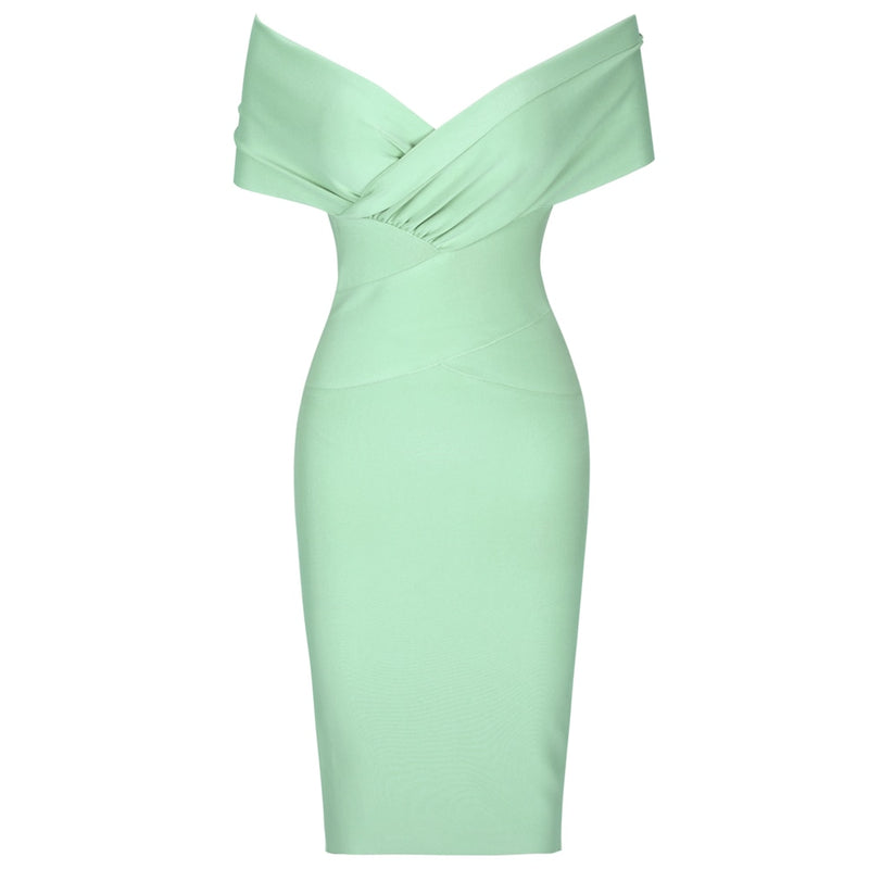 Abbey Off Shoulder Bandage Dress