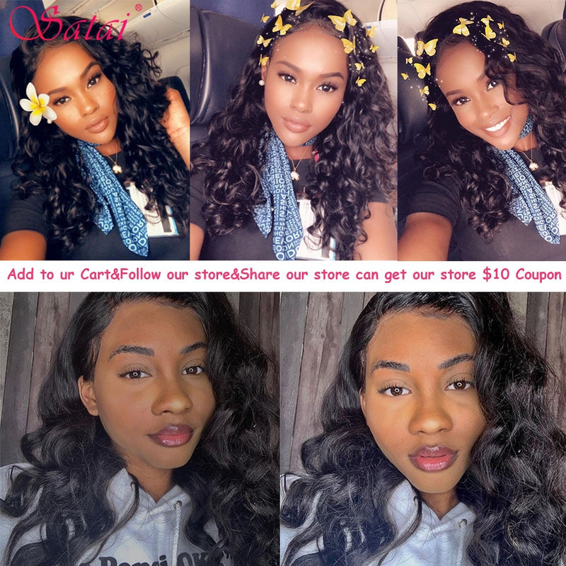 Loose wave 13x4 Lace Frontal Lace Human Hair 180%