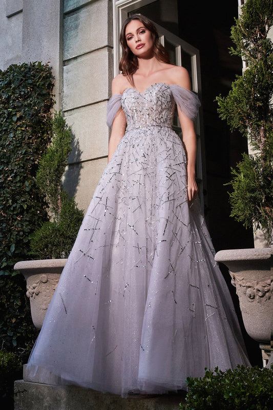 Adriana Gown- Silver