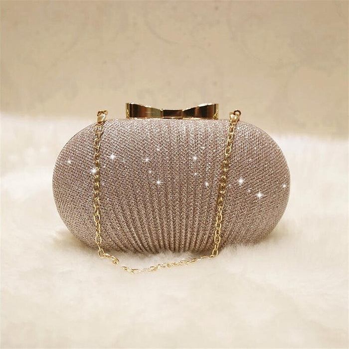 Golden Evening Clutch Bag