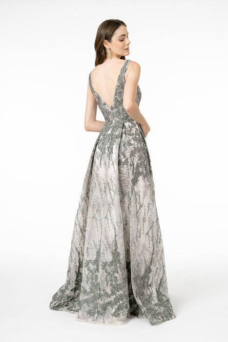 Jewel Gown- Dark Silver