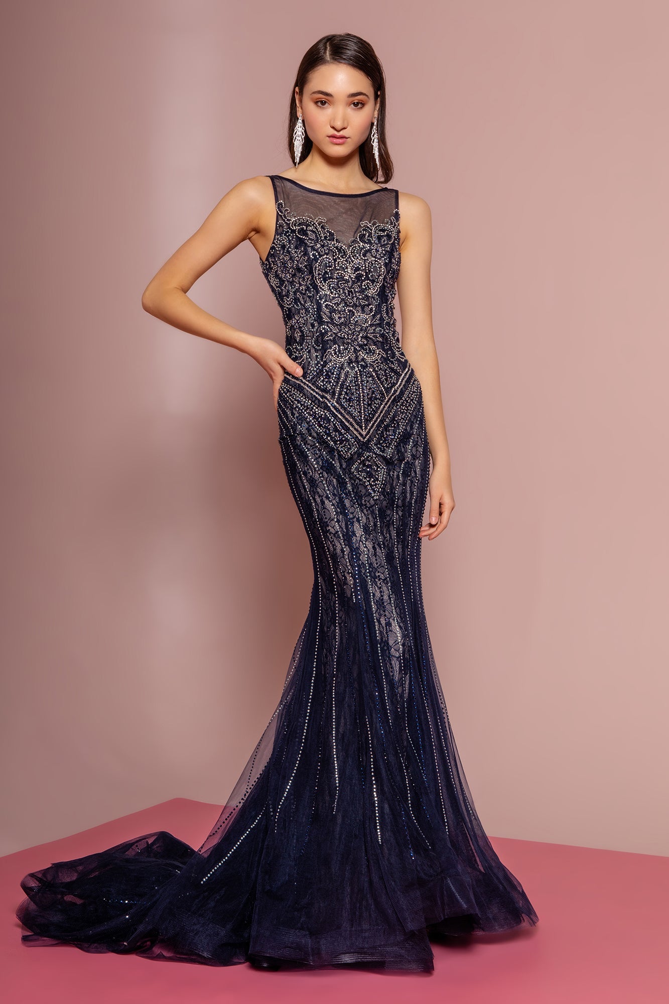 Isla Gown- Navy