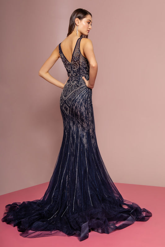 Isla Gown- Navy