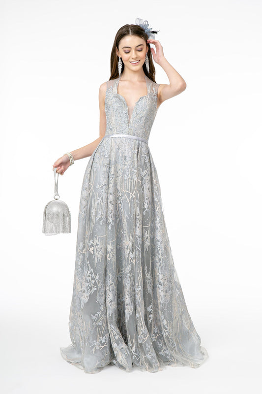 Ava Gown- Silver