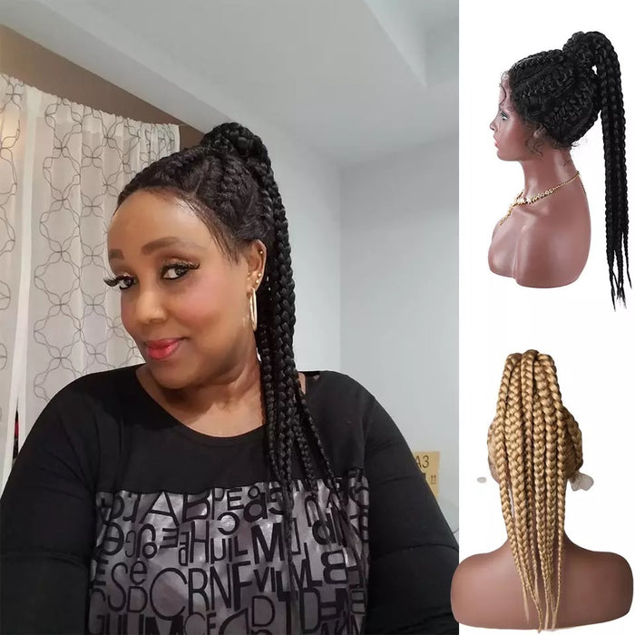 Ponytail Braid  Wig- Black