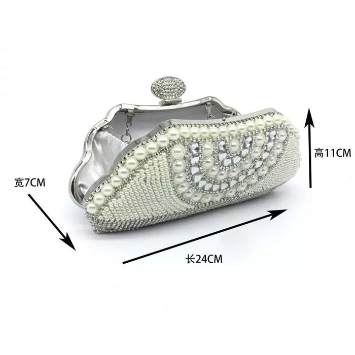 Crystal Tassel Evening Bag