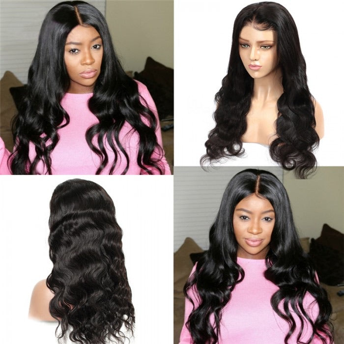 Body Wave 5x5 Lace Front Human Hair Wigs