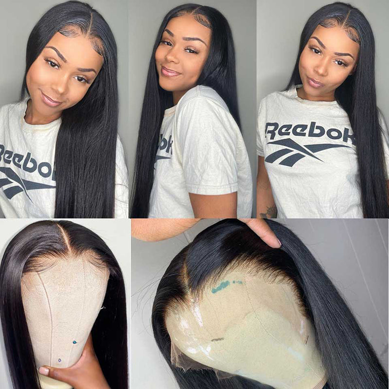 T Part 13x4x1 Straight human hair