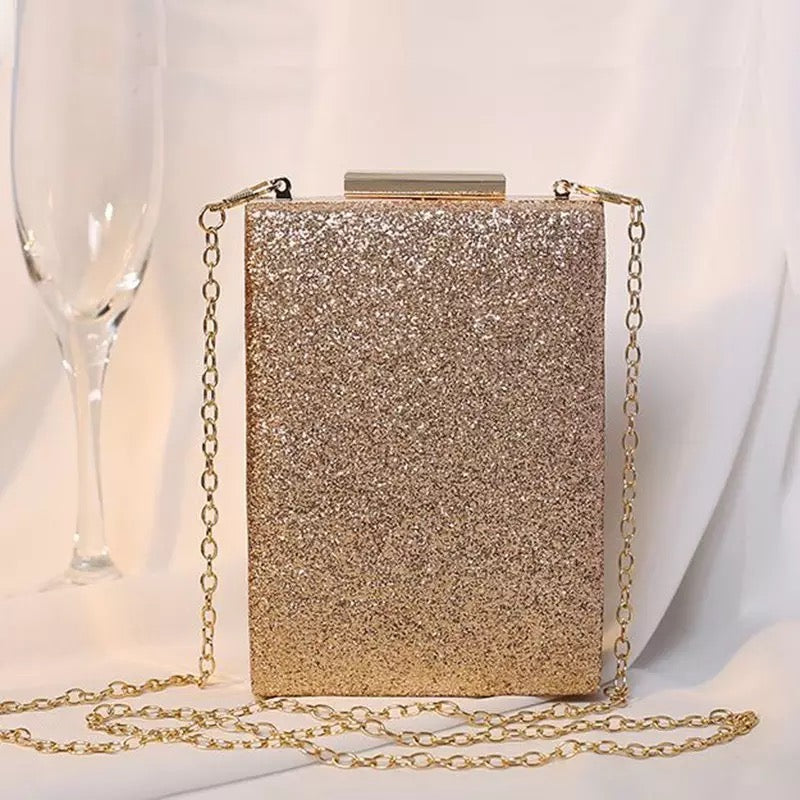 Diamond Inlaid Evening Bag