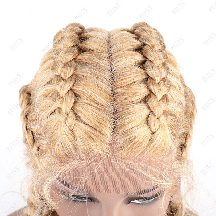 4 Braid Down Wig- blonde.