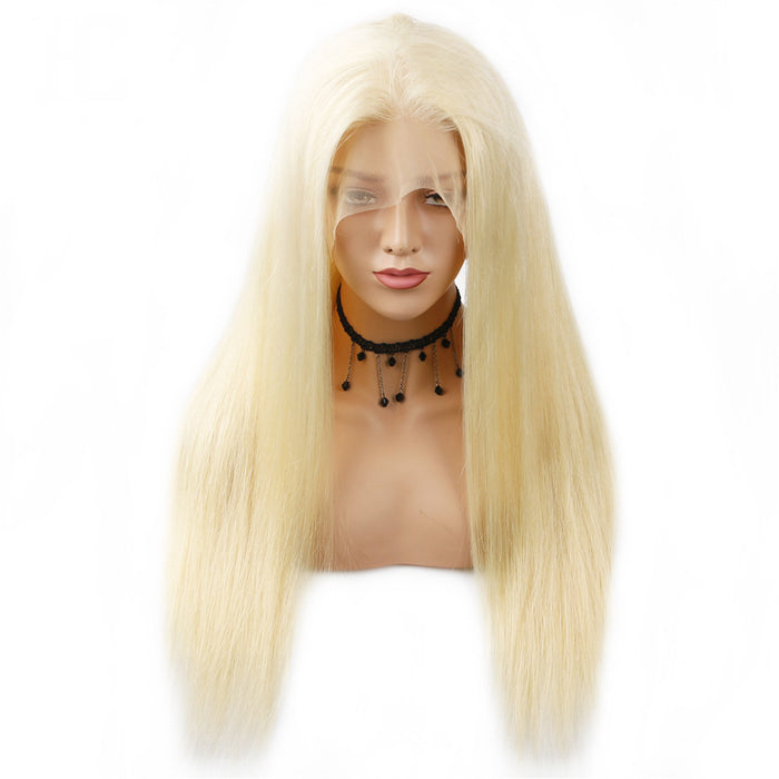 613 blonde 13x4 lace frontal human hair wig 180% Density