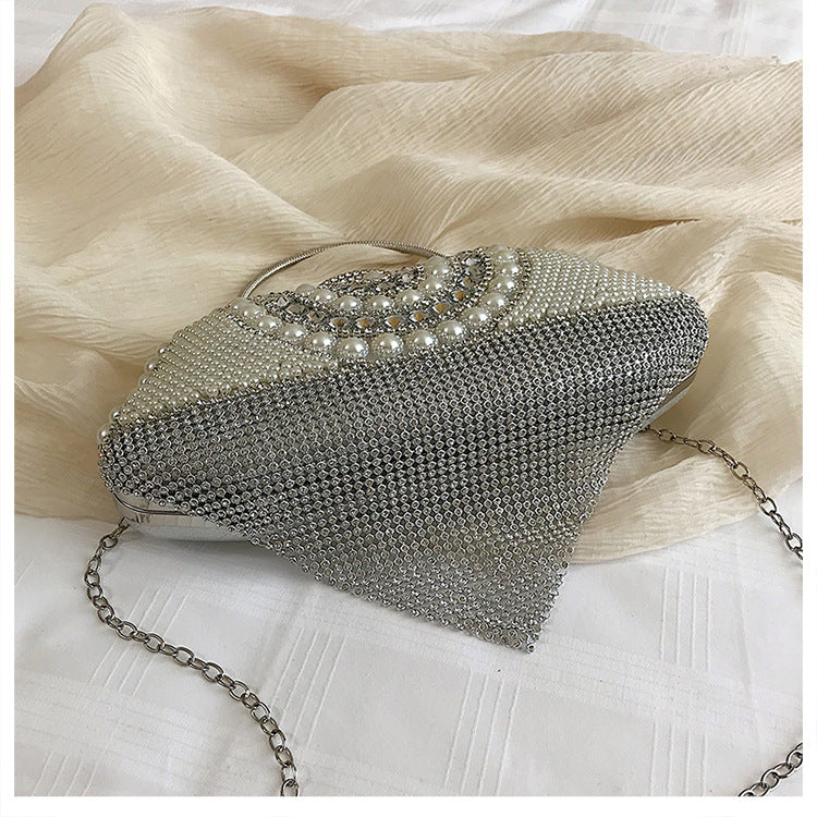 Crystal Tassel Evening Bag