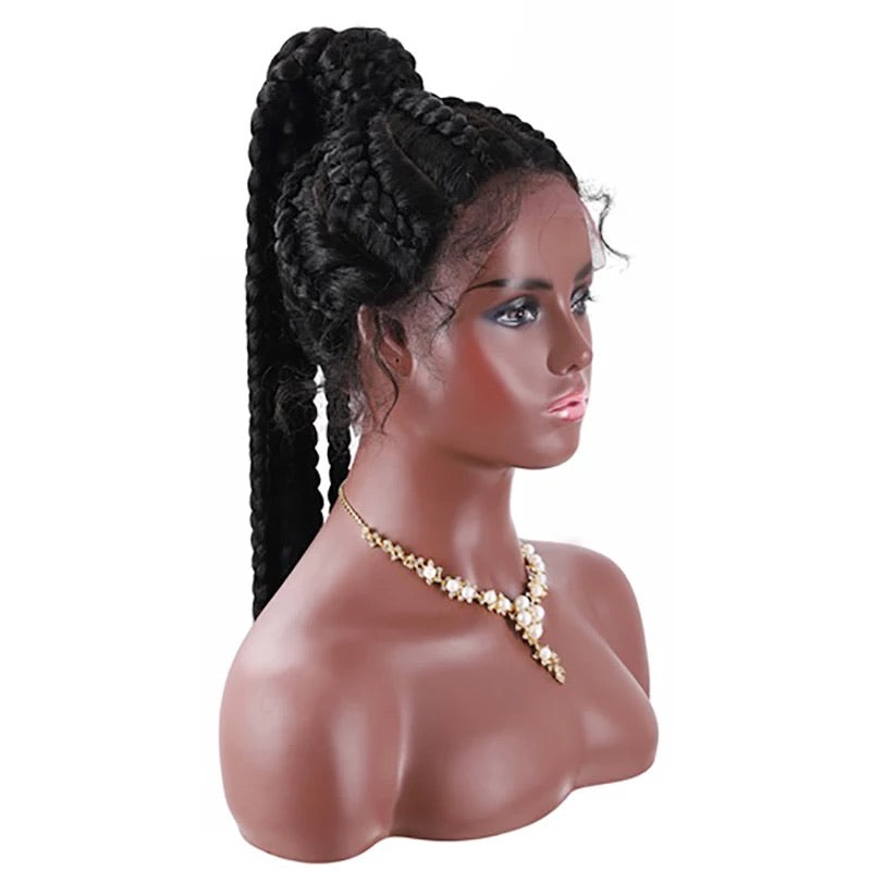 Ponytail Braid  Wig- Black