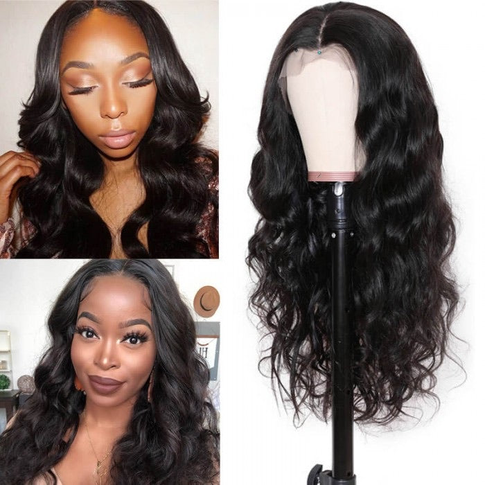 360 lace body wave Human Hair wig 150% density