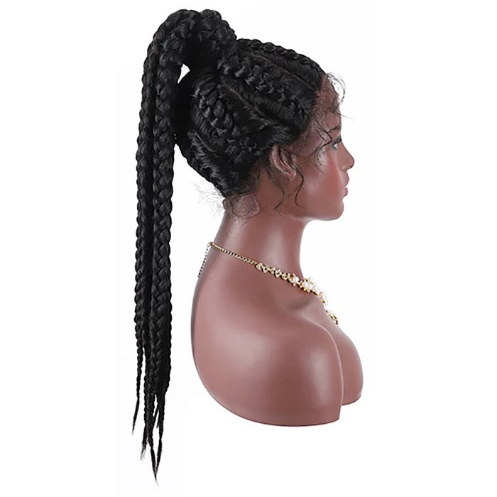 Ponytail Braid  Wig- Black