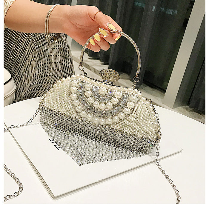 Crystal Tassel Evening Bag