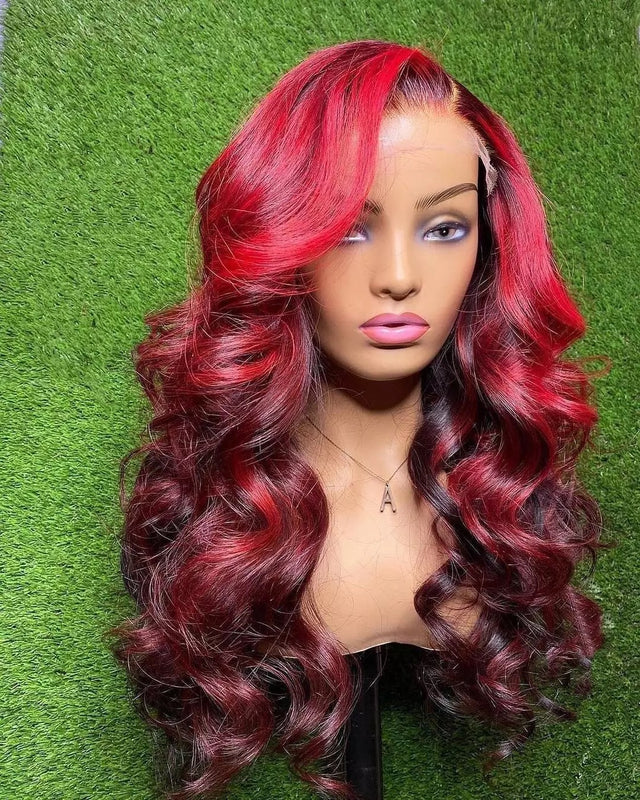 Lace closure Human Hair wig 4x4