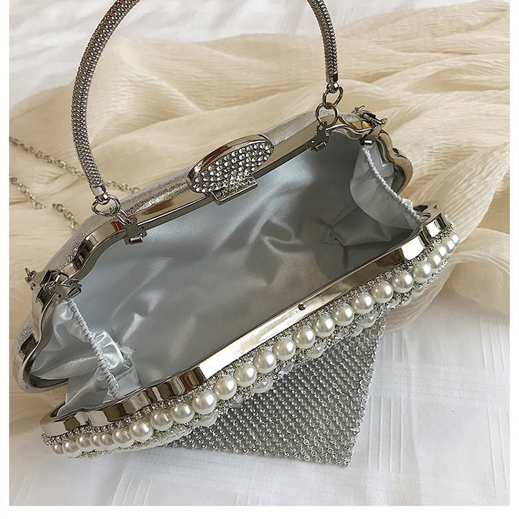 Crystal Tassel Evening Bag