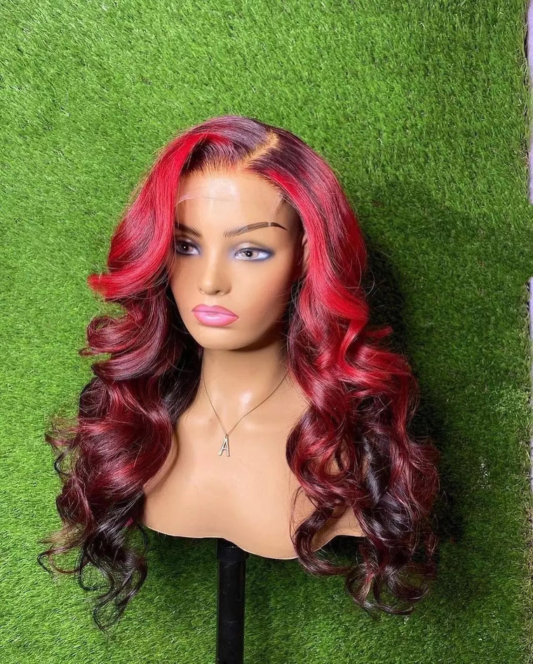 Lace closure Human Hair wig 4x4